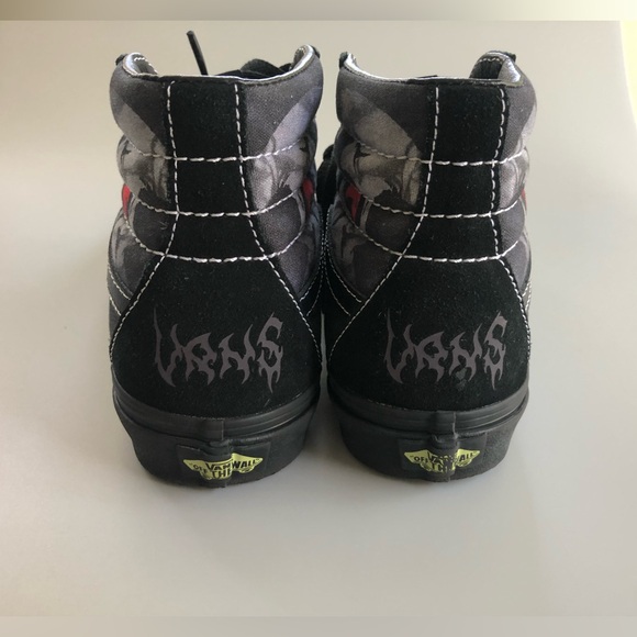 Vans Sk8-Hi 'Midnight Shift Black Skull' Size: US Men 5.0 Women 6.5 EUR 36.5 - Picture 5 of 13